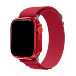 Ремешок для Apple Watch 42/44/45/49 mm Alpine Loop текстиль <красный>