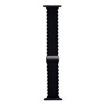 Ремешок для Apple Watch 38/40/41 mm Lace силиконовый <черный>