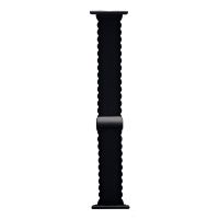 Ремешок для Apple Watch 42/44/45/49 mm Lace силиконовый <черный> ― Оптовый PromiseMobile