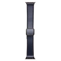 Ремешок для Apple Watch 38/40/41 mm Square buckle экокожа <темно-синий> ― Оптовый PromiseMobile