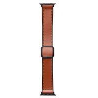 Ремешок для Apple Watch 38/40/41 mm Square buckle экокожа <коричневый> ― Оптовый PromiseMobile
