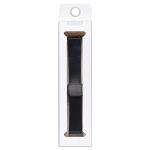 Ремешок для Apple Watch 42/44/45/49 mm Square buckle экокожа <черный>