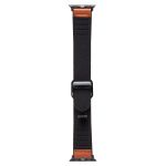 Ремешок для Apple Watch 42/44/45/49 mm Square buckle экокожа <коричневый>
