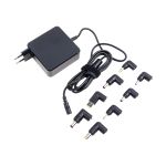 Сетевое зарядное устройство для ноутбуков универсальное (15-20V/6A/90W/8 насадок)