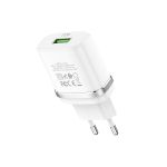 Сетевое зарядное устройство USB Hoco C12Q (3A/QС3.0/18W/кабель MicroUSB) <белый>