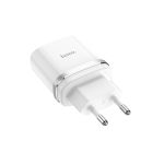 Сетевое зарядное устройство USB Hoco C12Q (3A/QС3.0/18W/кабель MicroUSB) <белый>