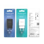 Сетевое зарядное устройство USB Borofone BA20A (2.1A) <черный>