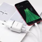 Сетевое зарядное устройство USB Borofone BA25A (2.4A/кабель MicroUSB) <белый>
