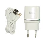 Сетевое зарядное устройство USB Hoco C11 (1A/кабель Lightning) <белый>