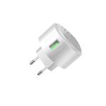 Сетевое зарядное устройство USB Hoco C68A (3A/QC3.0) <белый>