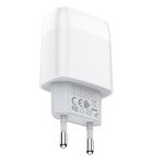 Сетевое зарядное устройство USB Hoco C73A (2.4A/2 порта/кабель MicroUSB) <белый>