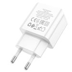 Сетевое зарядное устройство USB Hoco C98A (18W/QC3.0/кабель MicroUSB) <белый>