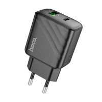 Сетевое зарядное устройство USB Hoco CS23A (30W/QC 3.0/порт USB-C PD) <черный> ― Оптовый PromiseMobile