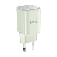Сетевое зарядное устройство USB Hoco N43 (30W/порт USB-C PD/GaN) <зеленый> ― Оптовый PromiseMobile