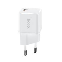 Сетевое зарядное устройство USB-C Hoco N10 (3A/PD) <белый> ― Оптовый PromiseMobile
