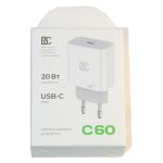 Сетевое зарядное устройство USB-C BC C60 (3A/PD) <белый>