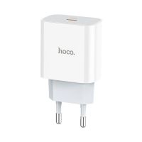 Сетевое зарядное устройство USB-C Hoco C76A (3A/PD) <белый> ― Оптовый PromiseMobile