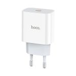 Сетевое зарядное устройство USB-C Hoco C76A (3A/PD) <белый>