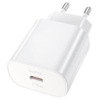 Сетевое зарядное устройство USB-C Hoco N22 (25W/QC3.0/PD) <белый> ― Оптовый PromiseMobile