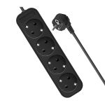 Сетевой удлинитель Defender M418 (4 розеток/1,8м.) <черный>