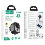 Сетевой фильтр Hoco NS3 (4000W/1 розетка/2 порта USB/QС3.0/порт USB-C PD) <черный>