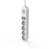 Сетевой фильтр LDNIO SE4432 (4 розетки + 4 порта USB) <белый> ― Оптовый PromiseMobile
