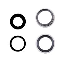 Стекло камеры для Apple iPhone 16, iPhone 16 Plus (комплект 2 шт.) <белый> ― Оптовый PromiseMobile