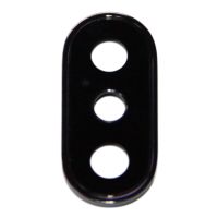 Стекло камеры для Apple iPhone X в сборе с рамкой <черный> ― Оптовый PromiseMobile