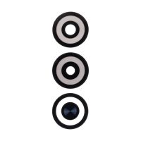 Стекло камеры для Infinix Smart 8 (X6525) (комплект 3 шт.) <черный> ― Оптовый PromiseMobile