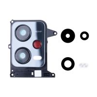 Стекло камеры для Xiaomi Redmi Note 12 5G (22101316G) в сборе с рамкой <черный> ― Оптовый PromiseMobile