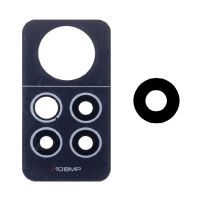 Стекло камеры для Xiaomi Redmi Note 12 Pro (2209116AG) (комплект 2 шт.) <черный> ― Оптовый PromiseMobile