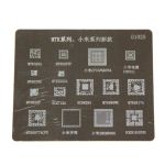 Трафарет BGA G1025 (микросхемы MT6329A, MT6628P, MT6628Q, MT6320GA, MTK6577ACPU, PM8921, SC2712A, SC8825A)