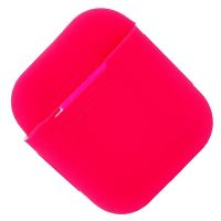 Чехол для кейса наушников Apple AirPods, AirPods 2 силиконовый тонкий <красный> ― Оптовый PromiseMobile