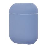 Чехол для кейса наушников Apple AirPods, AirPods 2 Soft touch <голубой>