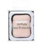 Чехол для кейса наушников Apple AirPods, AirPods 2 силиконовый Soft touch <розовое золото>
