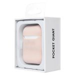 Чехол для кейса наушников Apple AirPods, AirPods 2 силиконовый Soft touch <розовое золото>