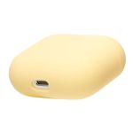 Чехол для кейса наушников Apple AirPods 3 силиконовый тонкий <желтый>