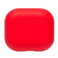 Чехол для кейса наушников Apple AirPods 3 силиконовый тонкий <красный> ― Оптовый PromiseMobile