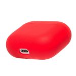 Чехол для кейса наушников Apple AirPods 3 силиконовый тонкий <красный>
