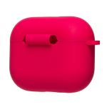 Чехол для кейса наушников Apple AirPods Pro 3 силиконовый Soft Touch <бордовый>