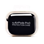 Чехол для кейса наушников Apple AirPods Pro 3 силиконовый Soft Touch <черный>