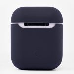 Чехол для кейса наушников Apple AirPods, AirPods 2 силиконовый Soft Touch <серый>