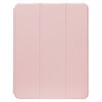 Чехол для Apple iPad Pro 4 12.9 (2020) кожзам + смарт панель <розовый песок> ― Оптовый PromiseMobile