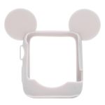 Чехол для Apple Watch 42 mm силиконовый Mickey Mouse <серый>