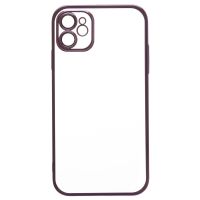 Чехол для Apple iPhone 11 пластиковый с закрытой камерой <фиолетовый> ― Оптовый PromiseMobile