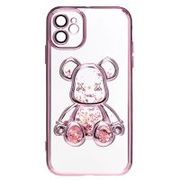 Чехол для Apple iPhone 11 силиконовый Мишка <розовый> ― Оптовый PromiseMobile
