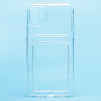 Чехол для Apple iPhone 11 силиконовый с картхолдером №2 <прозрачный> ― Оптовый PromiseMobile