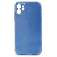 Чехол для Apple iPhone 11 силиконовый с блестками №3 <голубой> ― Оптовый PromiseMobile