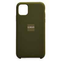 Чехол для Apple iPhone 11 силиконовый Soft Touch <темно-зеленый> (премиум) ― Оптовый PromiseMobile