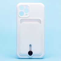 Чехол для Apple iPhone 11 Pro силиконовый с картхолдером №4 <белый> ― Оптовый PromiseMobile